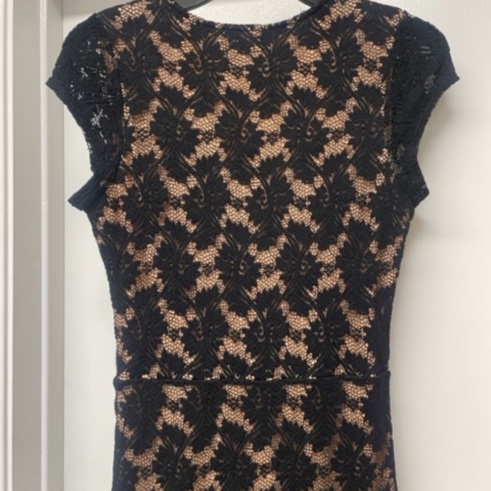 NIGHTCAP Black Lace Keyhole Open Bottom Maxi Dress EUC - Picture 11 of 12